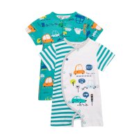 Transport 11B: 2 Pack Rompers (0-12 Months)
